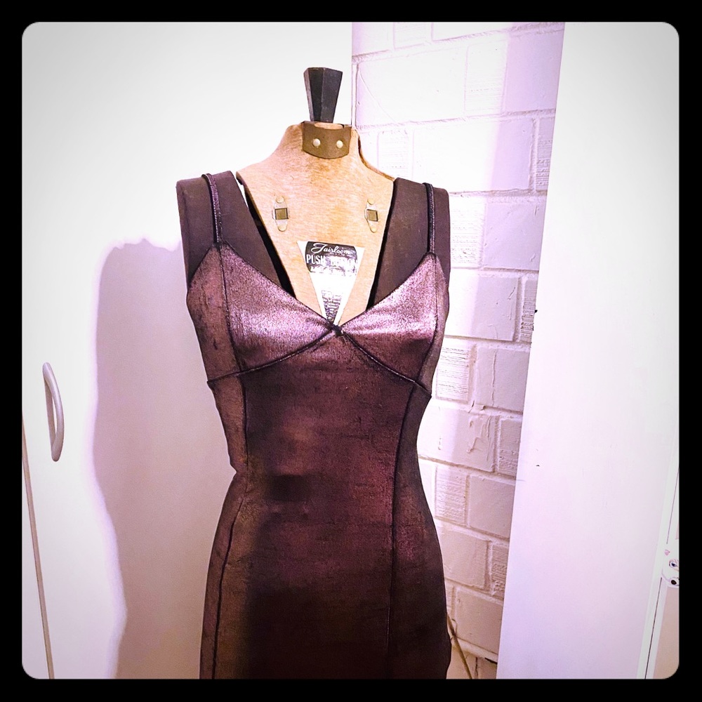 Metallic Spandex Dress